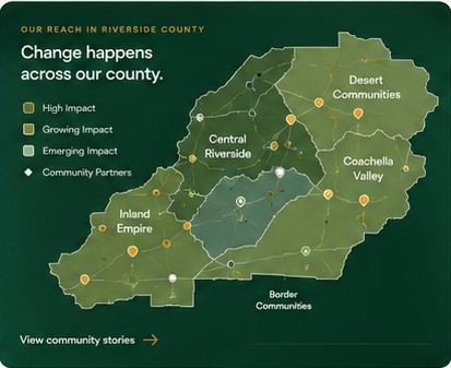 Map of Riverside County impact areas